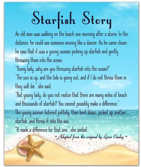 Ways to share the starfish story printables with others