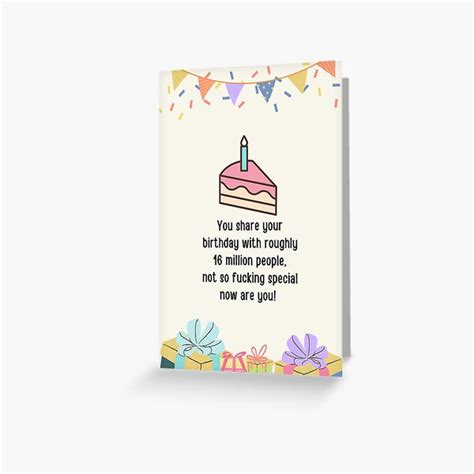 Sharing Your Birthday Card