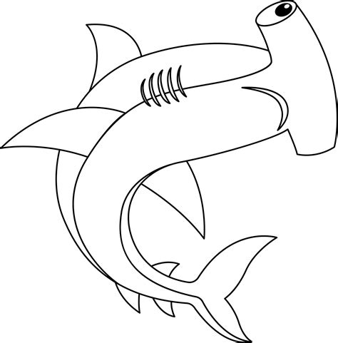 Shark Fish Template