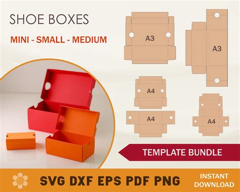 Shoe box template 9