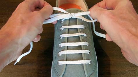 Shoe lacing examples for practice