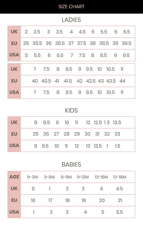 Shoe sizing tips