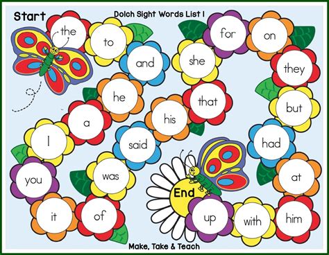 Sight words games for early readers