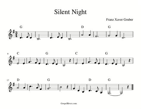 Description of Silent Night Chords