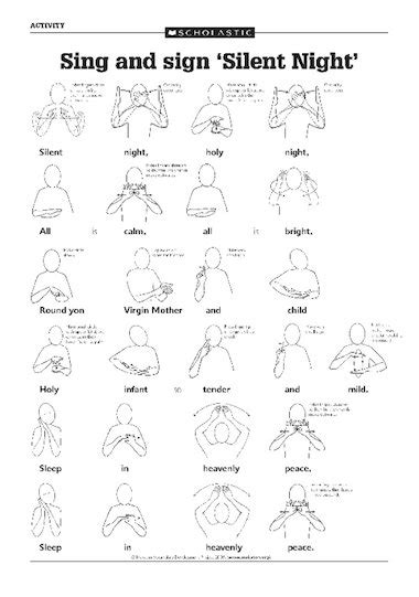 Silent Night Sign Language Resources