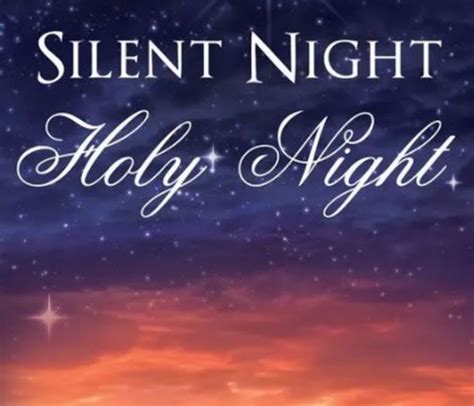 Description of Silent Night Song