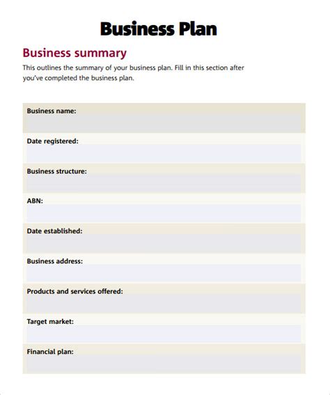 Simple Business Proposal Template