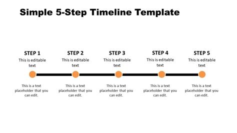 Simple Timeline Templates