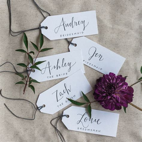 Simple Wedding Tags