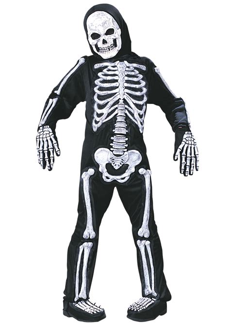 skeleton costume materials