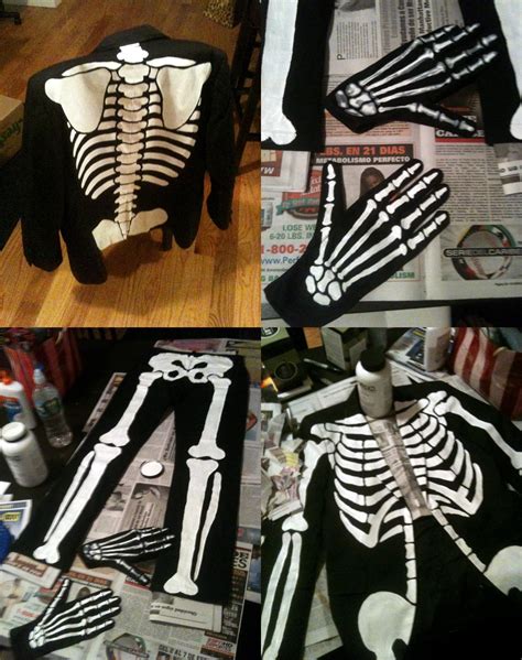 skeleton costume patterns