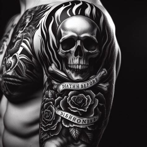 Skulls and Crossbones Tattoo Designs