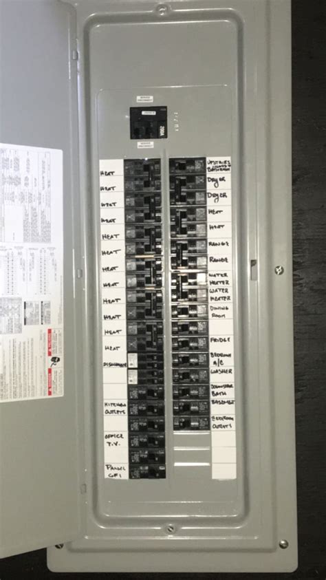 Smart Circuit Panel Label Example