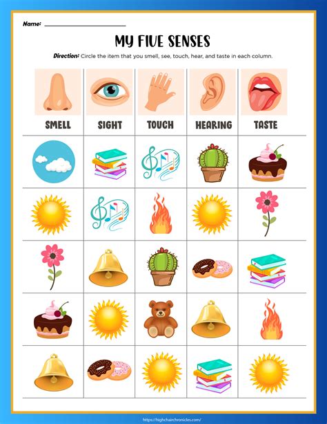 Smell Sorting Printables