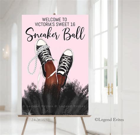 Sneaker Ball Template Ideas