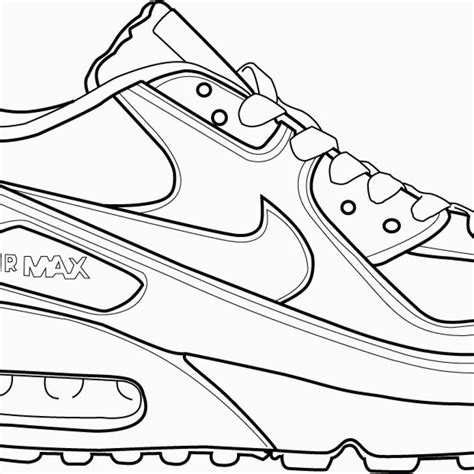 Sneaker design coloring pages for kids and adults