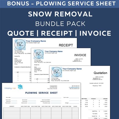 Snow Invoice Tips