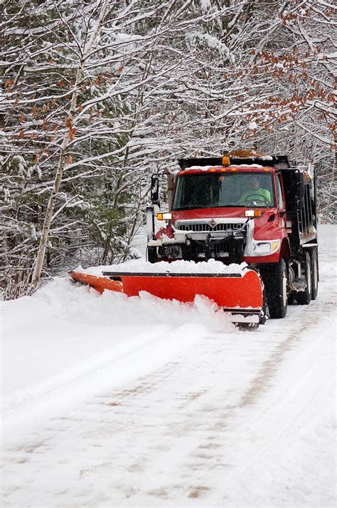 Snow plowing services