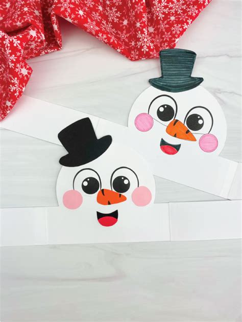 Snowman Headband Design