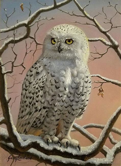 Snowy Owl Painting