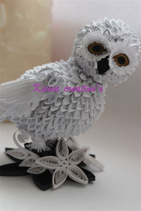 Snowy Owl Quilling