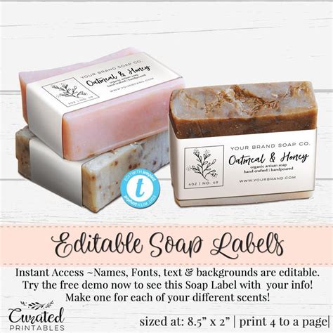 Description of Soap Labels