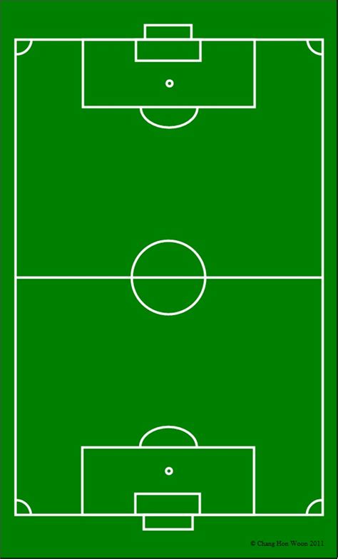 Soccer Field Diagram Vector