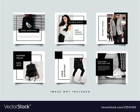 Social Media Fashion Templates