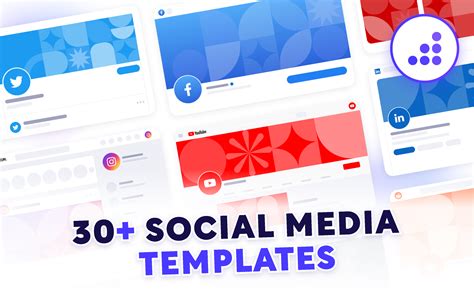 Social media template example