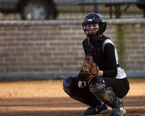 Softball catcher