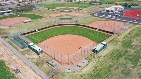 Softball field layout