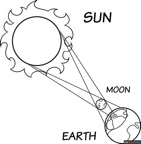 Solar Eclipse Coloring