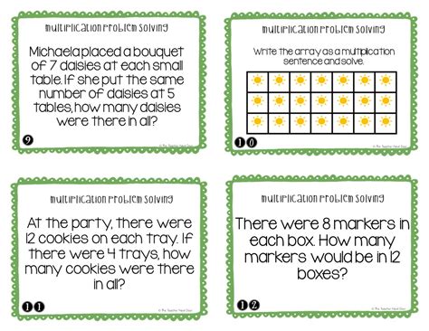 Solving Multiplication Problems