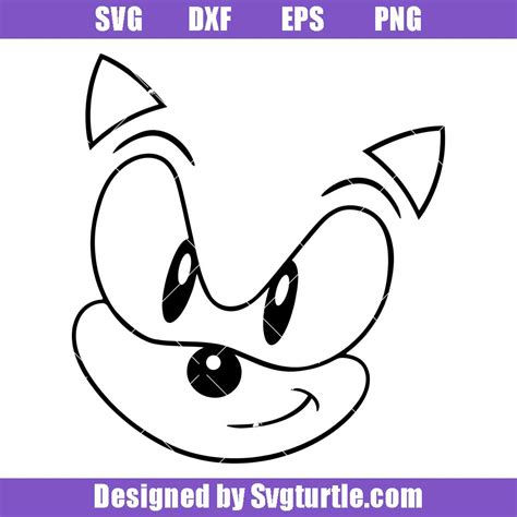 Sonic Face Template Designs