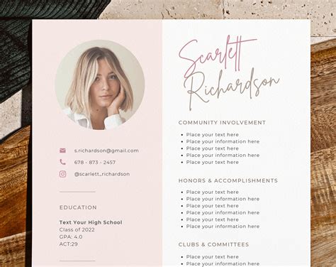 Sorority Resume Ideas