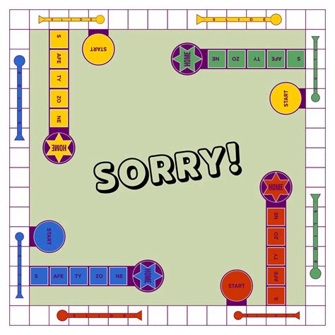 Sorry Game Board Examples