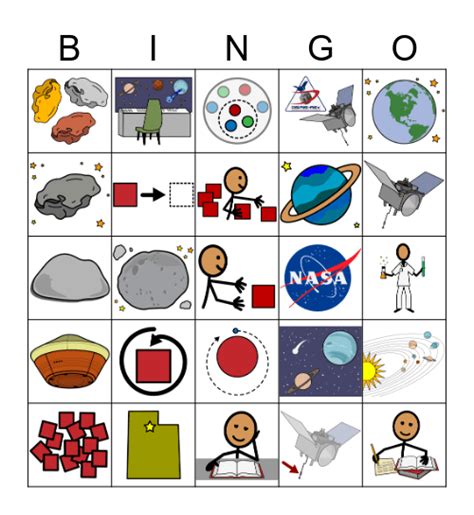 Space Missions Bingo Printable