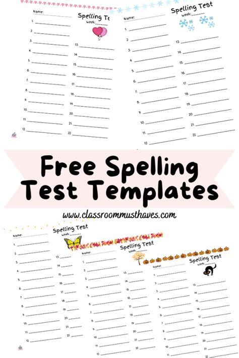 Spelling Template for Language Learners