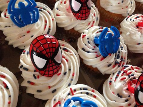 Spider-Man Cupcakes