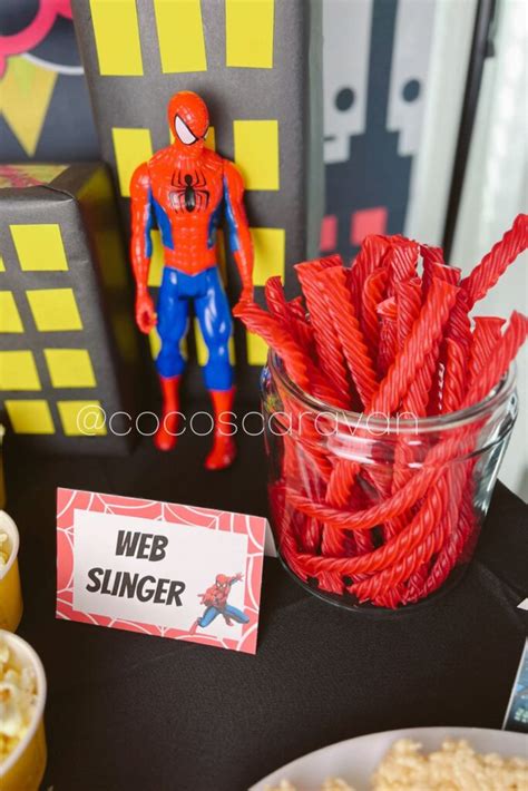 Spider-Man Themed Food and Drinks