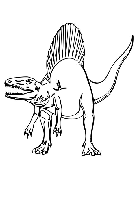 Spinosaurus coloring pages for adults