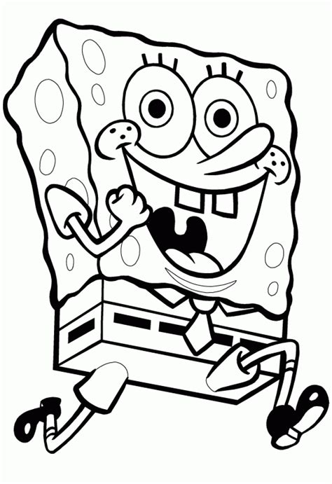 Spongebob Free Coloring Pages