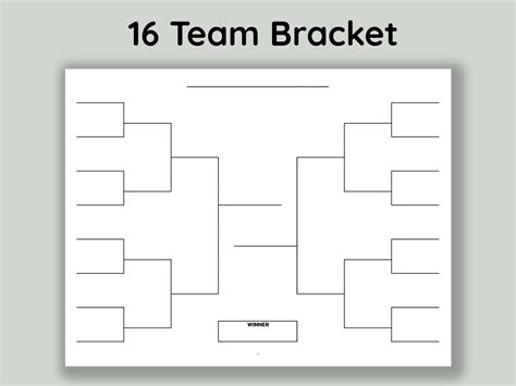 Sports bracket