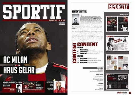 Sports Magazine Layout