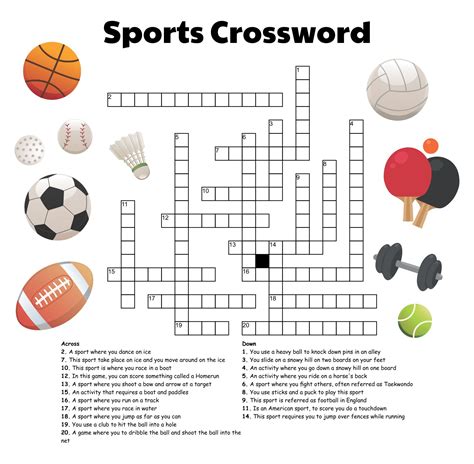 Sports Crossword Puzzles