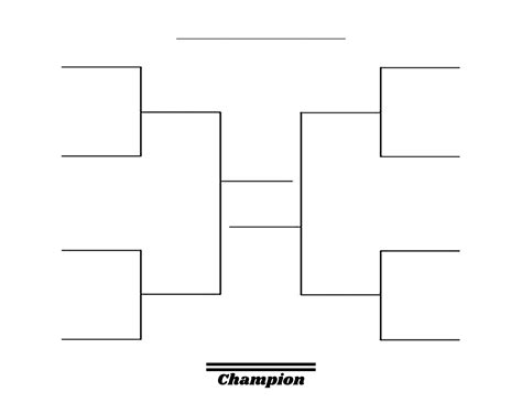 Sports Tournament Bracket