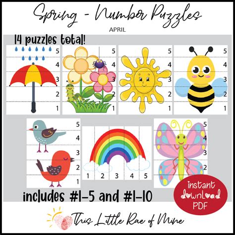 Description of Spring Puzzle Learning