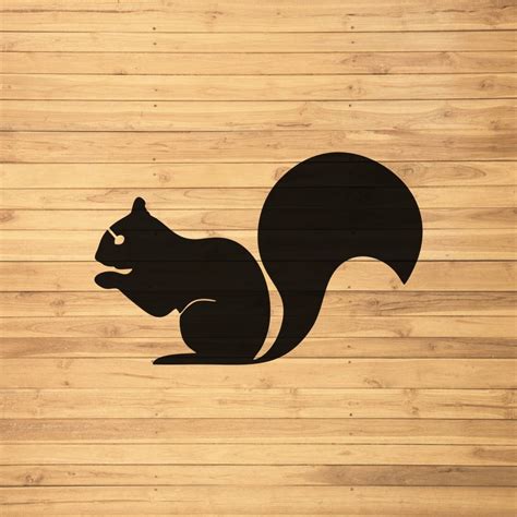 Squirrel pumpkin stencil ideas