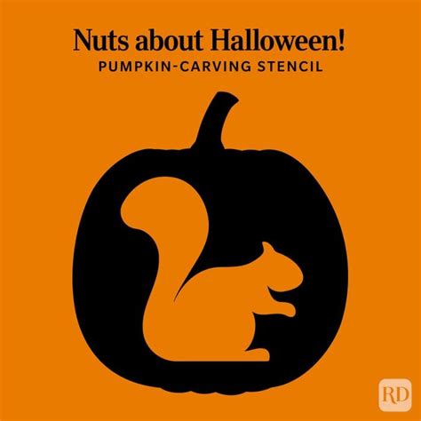 squirrel pumpkin stencils