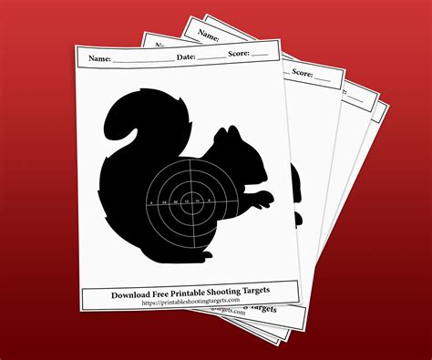 Squirrel Target Template